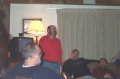 Tony making announcements, Friday night