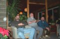 Mike, Dan, Gianluca relaxing in the lounge