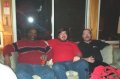 Gary J., Mike M., Kevin in the lounge